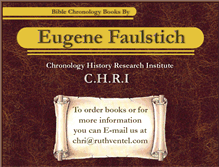 Tablet Screenshot of biblechronologybooks.com